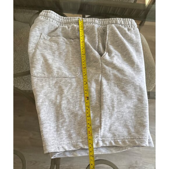H&M Mens Regular Fit Gray Sweat Shorts XXL Cotton Blend Comfortable Loungewear - Picture 4 of 6
